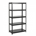 Estante Metálico 180x90x40 Negro bandeja metálica - 5 niveles  9