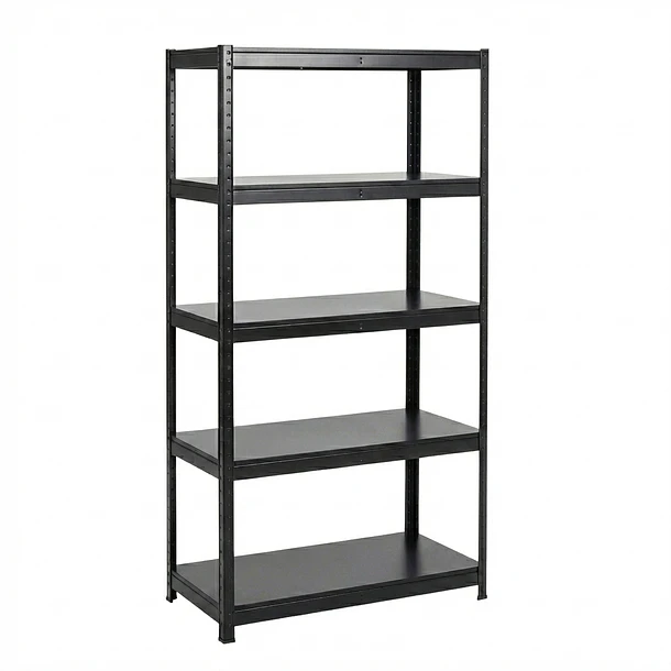 Estante Metálico 180x90x40 Negro bandeja metálica - 5 niveles  9