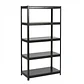 Estante Metálico 180x90x40 Negro bandeja metálica - 5 niveles  - Miniatura 10