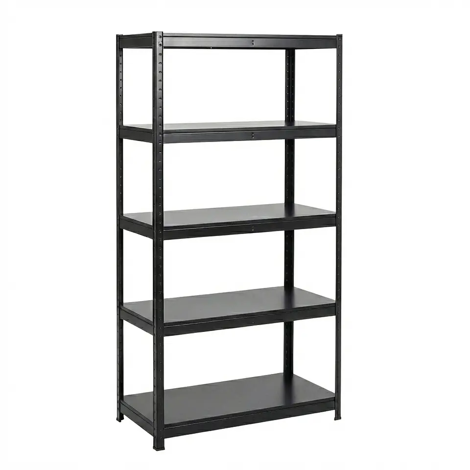 Estante Metálico 180x90x40 Negro bandeja metálica - 5 niveles  10