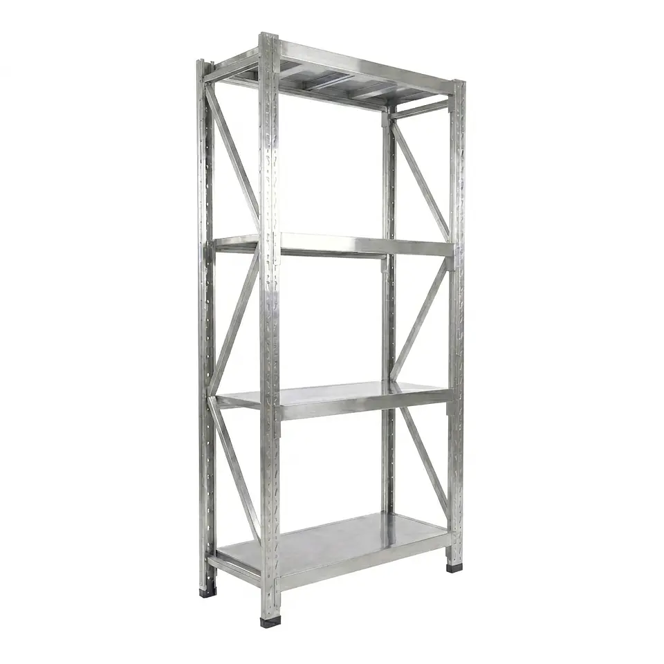 Rack Estante Metálico 200x40x100 Acero Inoxidable - 400kg  1