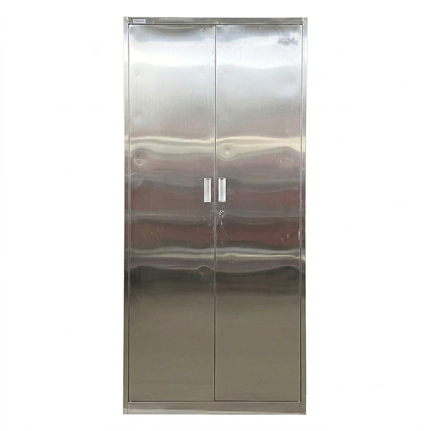 Estante Metálico Acero Inoxidable 185x87x40 cm - 2 Puertas 1