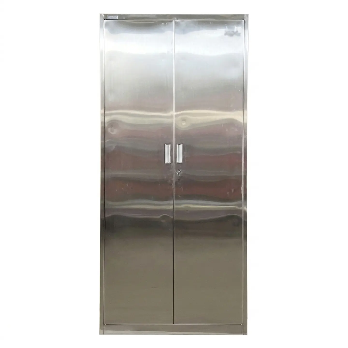 Estante Metálico Acero Inoxidable 185x87x40 cm - 2 Puertas 1