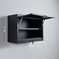 Gabinete Metálico Colgante Negro Cerrado 60x42x30 cm - Miniatura 7