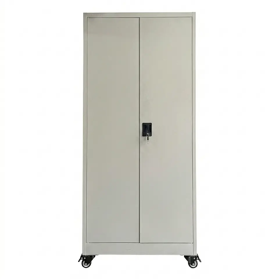 Estante Armario Metálico Cerrado 185x87x40 cm - Caja interior - 2 Puertas 6