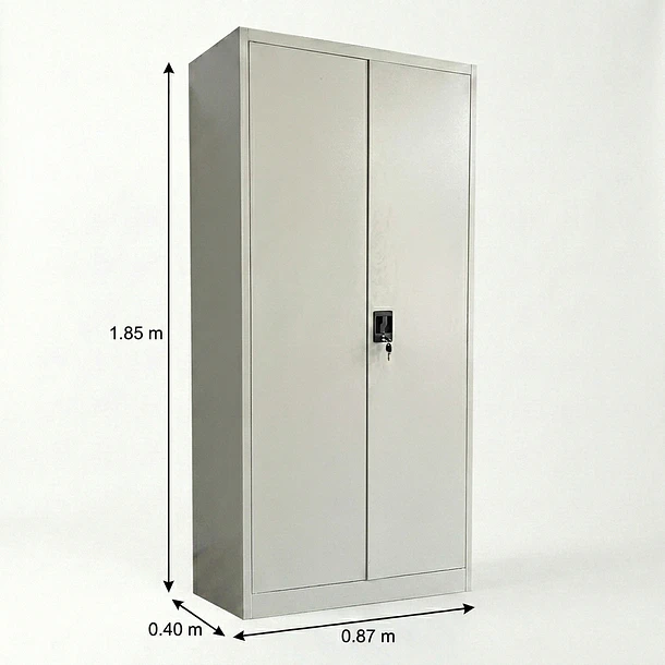 Estante Armario Metálico Cerrado 185x87x40 cm - 2 Puertas 16