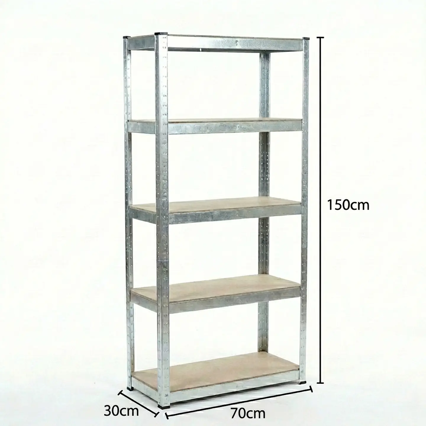 Estante Metálico 150x70x30 - 5 niveles - 300kg 8