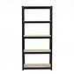 Estante Metálico Negro 150x70x30 - 5 niveles - 350kg - Miniatura 1