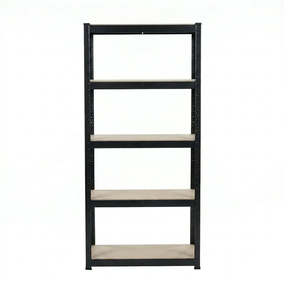 Estante Metálico Negro 150x70x30 - 5 niveles - 350kg 1