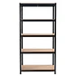 Estante Metálico 186x90x40 Negro - 5 niveles - 375kg - Miniatura 1