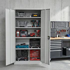 Estante Armario Metálico Cerrado 185x87x40 cm - 2 Puertas 5