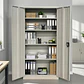 Estante Armario Metálico Cerrado 185x87x40 cm - 2 Puertas - Miniatura 2