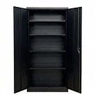 Estante Armario Metálico Negro 185x87x40 cm - 2 Puertas 1