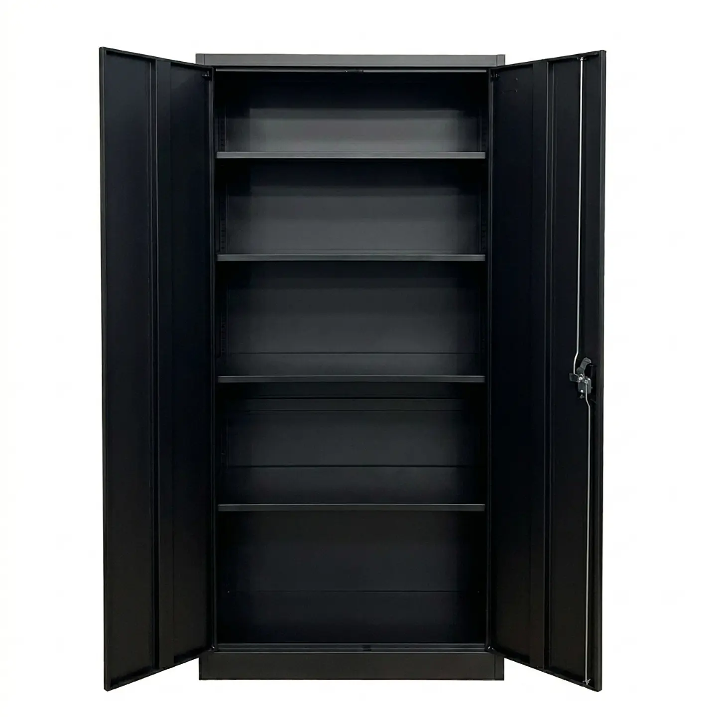 Estante Armario Metálico Negro 185x87x40 cm - 2 Puertas 1