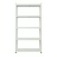 Estante Metálico 186x90x40 Blanco - Bandeja melamina - 5 niveles
