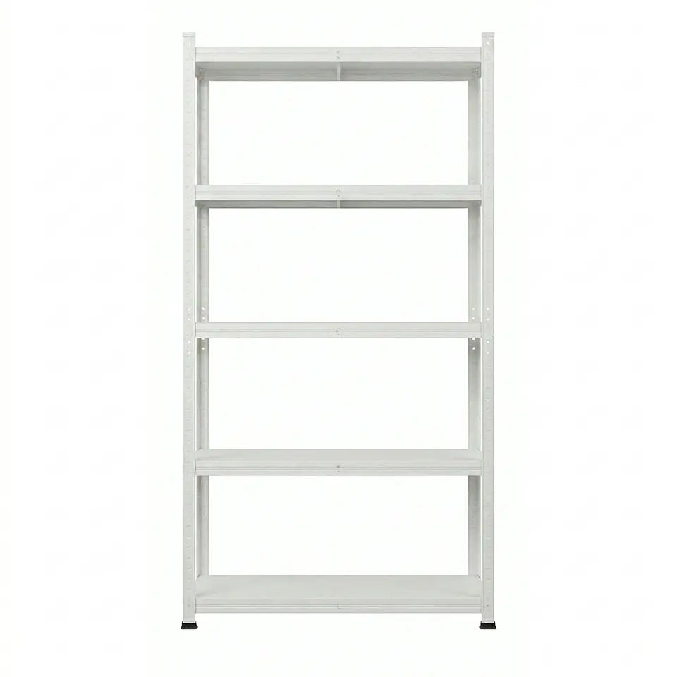 Estante Metálico 186x90x40 Blanco - Bandeja melamina - 5 niveles 1