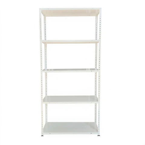 Estante Metálico 170x80x30cm - 5 niveles - color Blanco