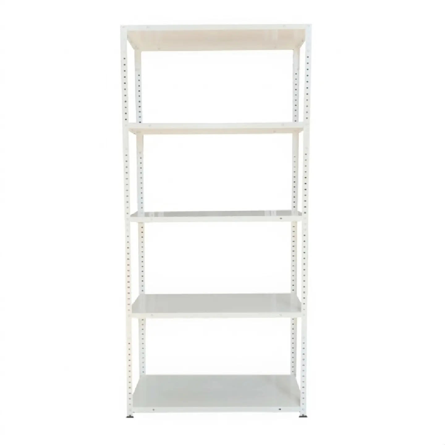 Estante Metálico 170x80x30cm - 5 niveles - color Blanco 1