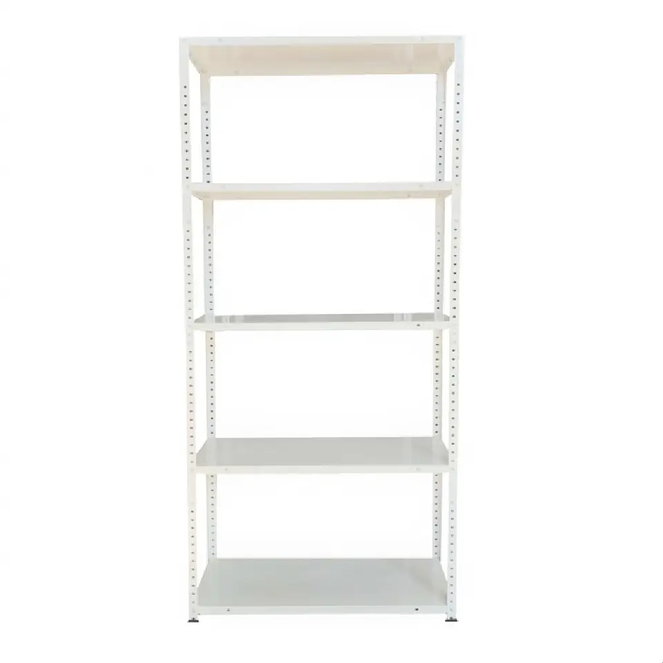 Estante Metálico 170x80x30cm - 5 niveles - color Blanco 1