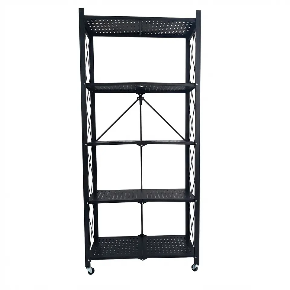 Estante Metálico Plegable con ruedas 162x71x34cm - 250kg  1