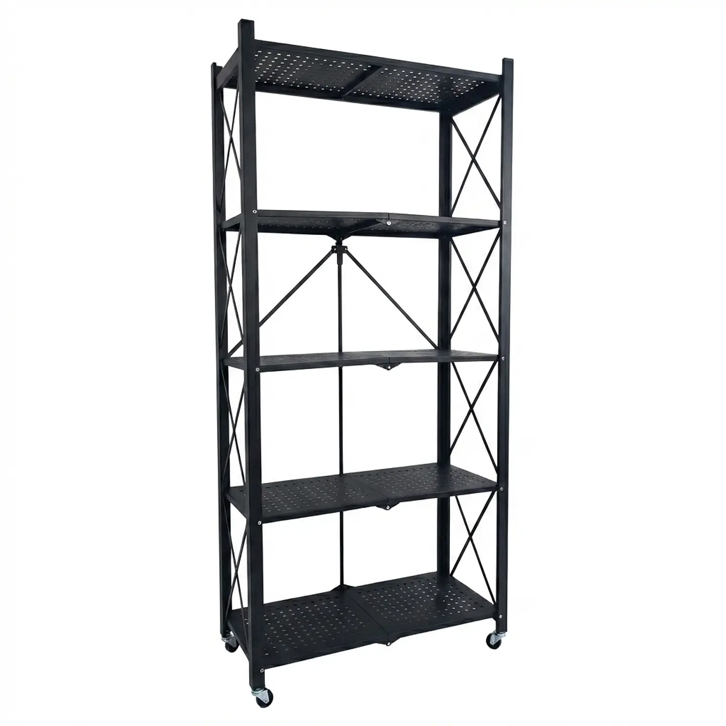 Estante Metálico Plegable con ruedas 162x71x34cm - 250kg  8