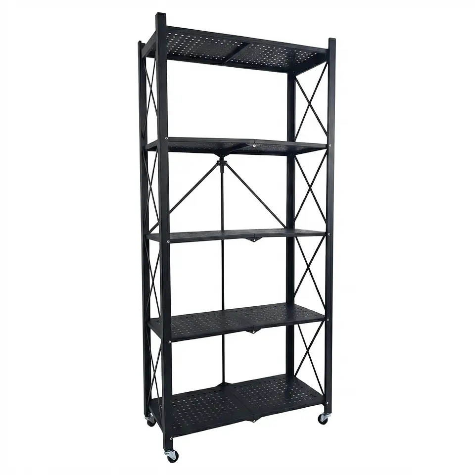 Estante Metálico Plegable con ruedas 162x71x34cm - 250kg  8
