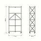 Estante Metálico Plegable con ruedas 162x71x34cm - 250kg  - Miniatura 10
