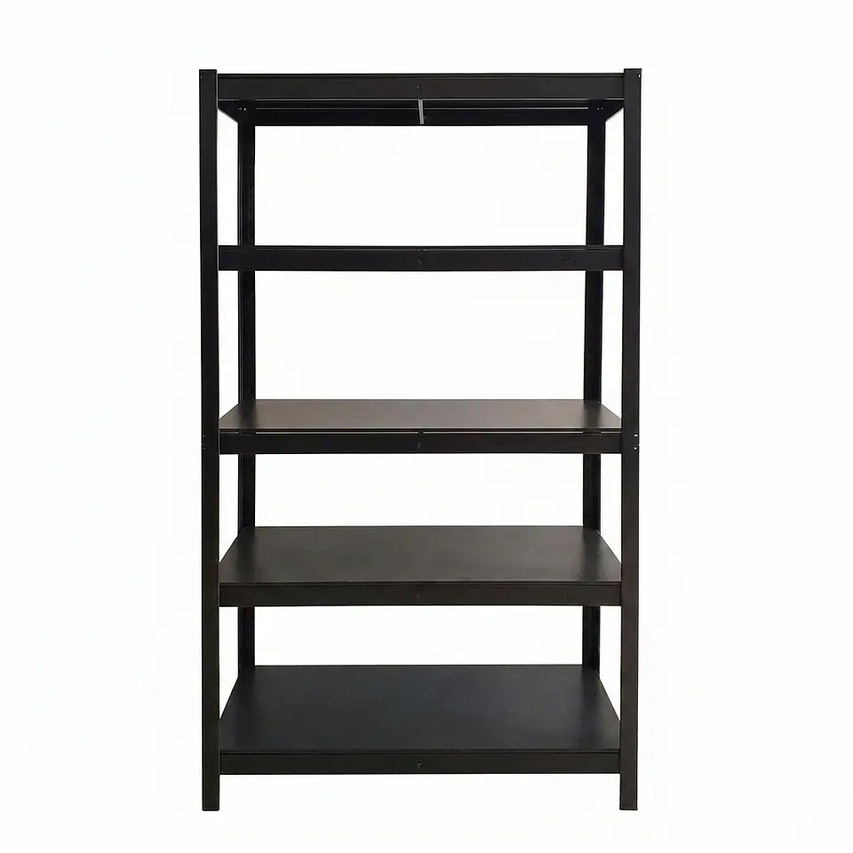 Estante Metálico 183x90x40 Negro bandeja metálica - 5 niveles 5