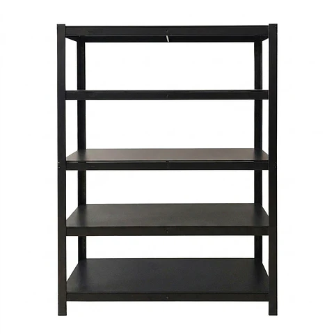 Estante Metálico 183x120x45 Negro bandeja metálica - 5 niveles