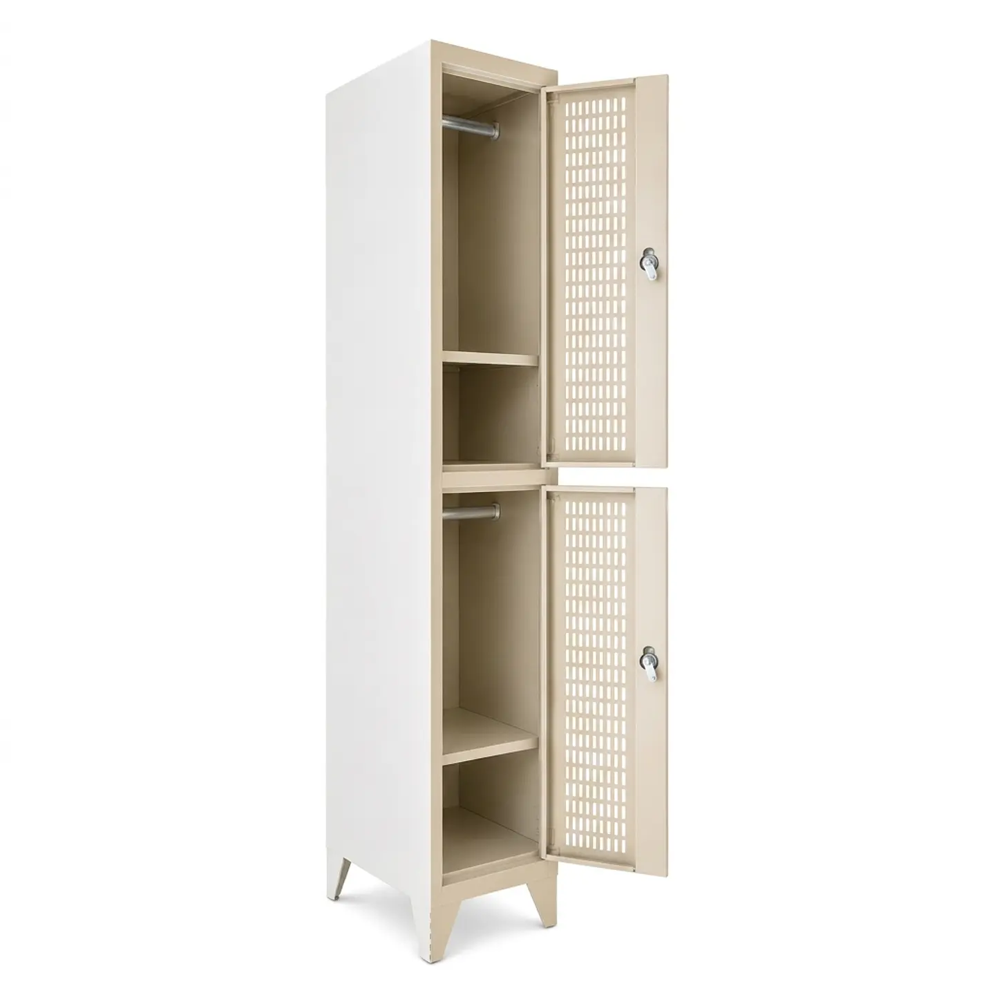 Locker Metálico puerta malla 1 cuerpo 2 puertas 8