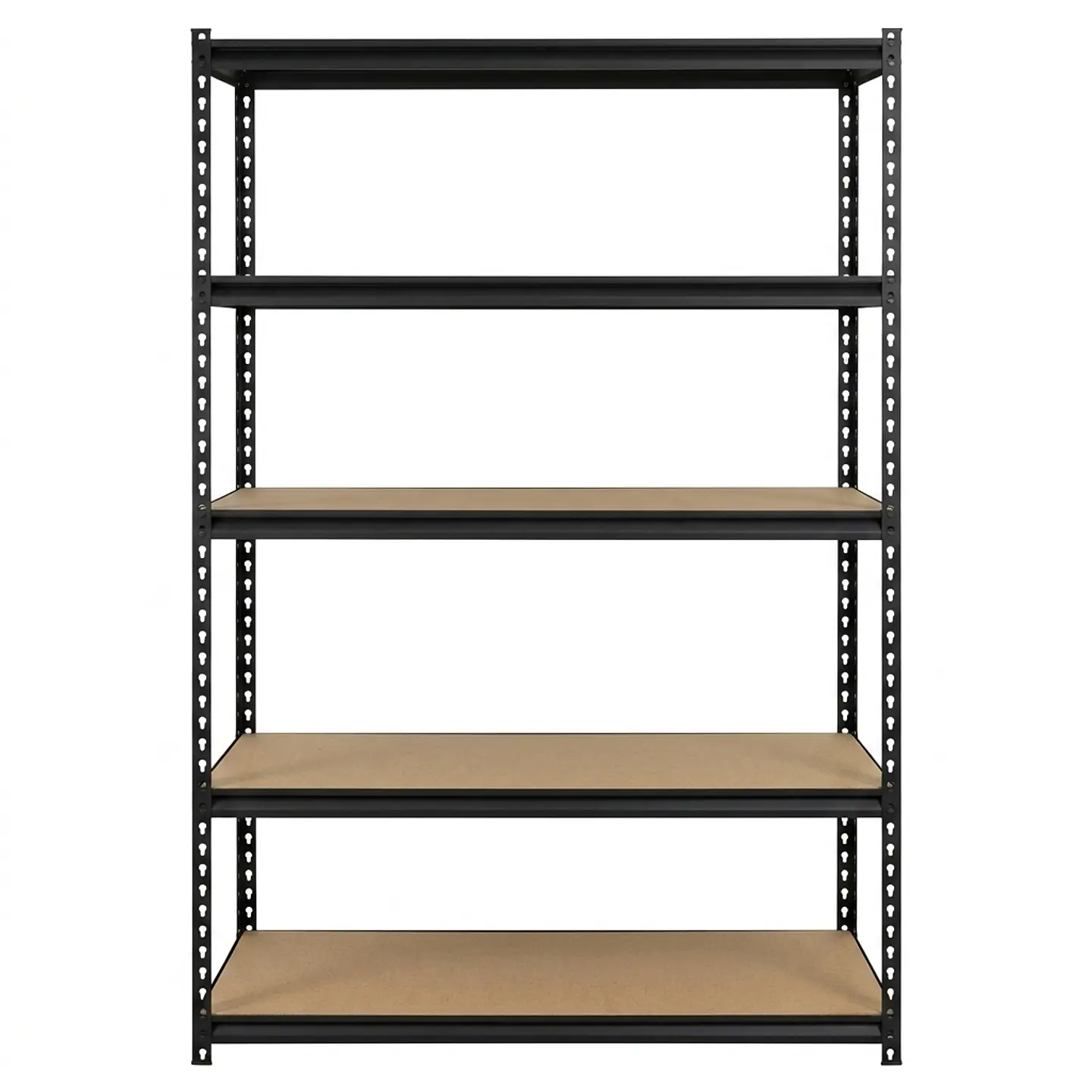 Estante Metálico 180x120x60 cm Negro - 5 niveles - 600kg 1