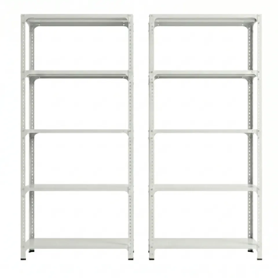 Pack 2 Estante Metálico 200x80x40 - 5 niveles - 350kg  1