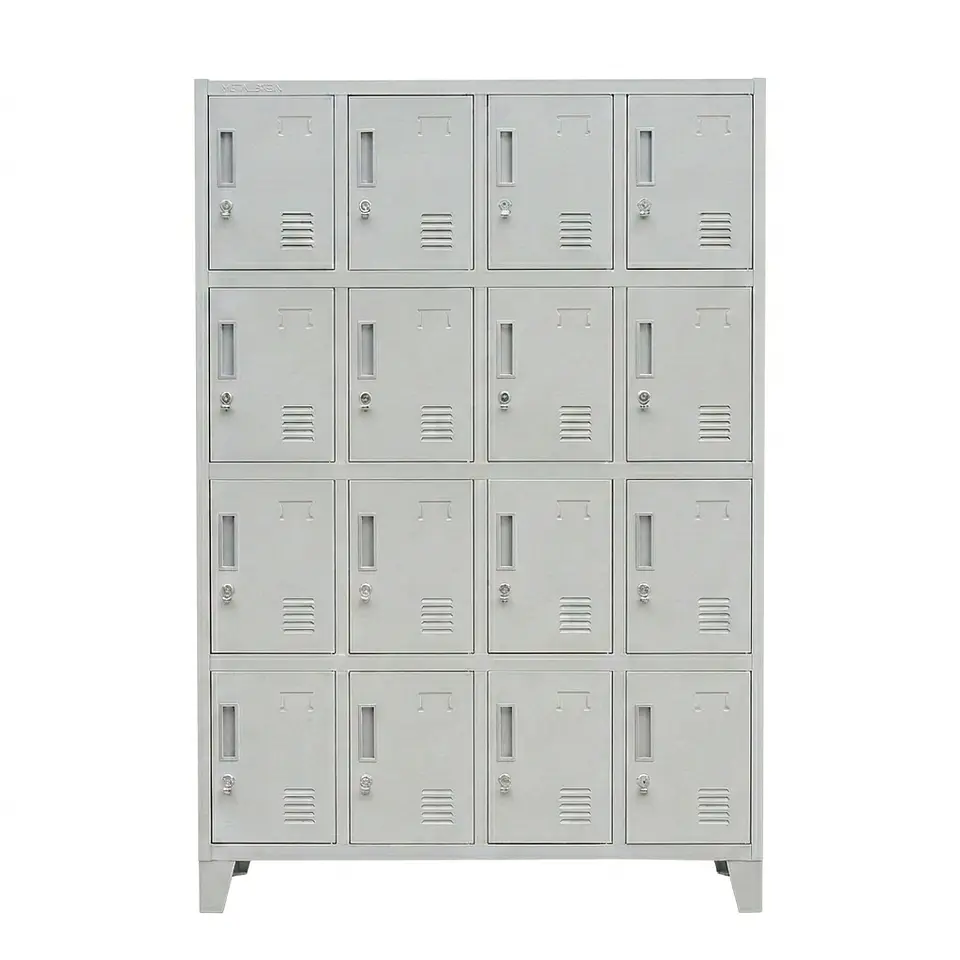 Locker Metálico 4 cuerpos 16 puertas 1