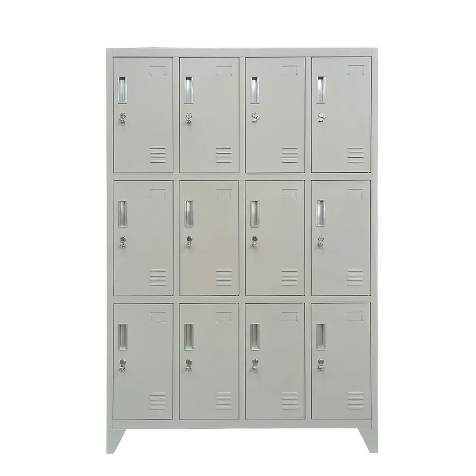 Locker Metálico 4 cuerpos 12 puertas 3