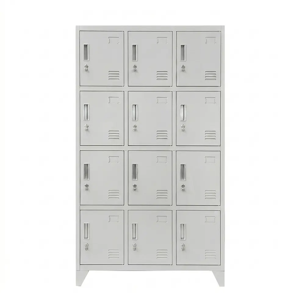 Locker Metálico 3 cuerpos 12 puertas 1
