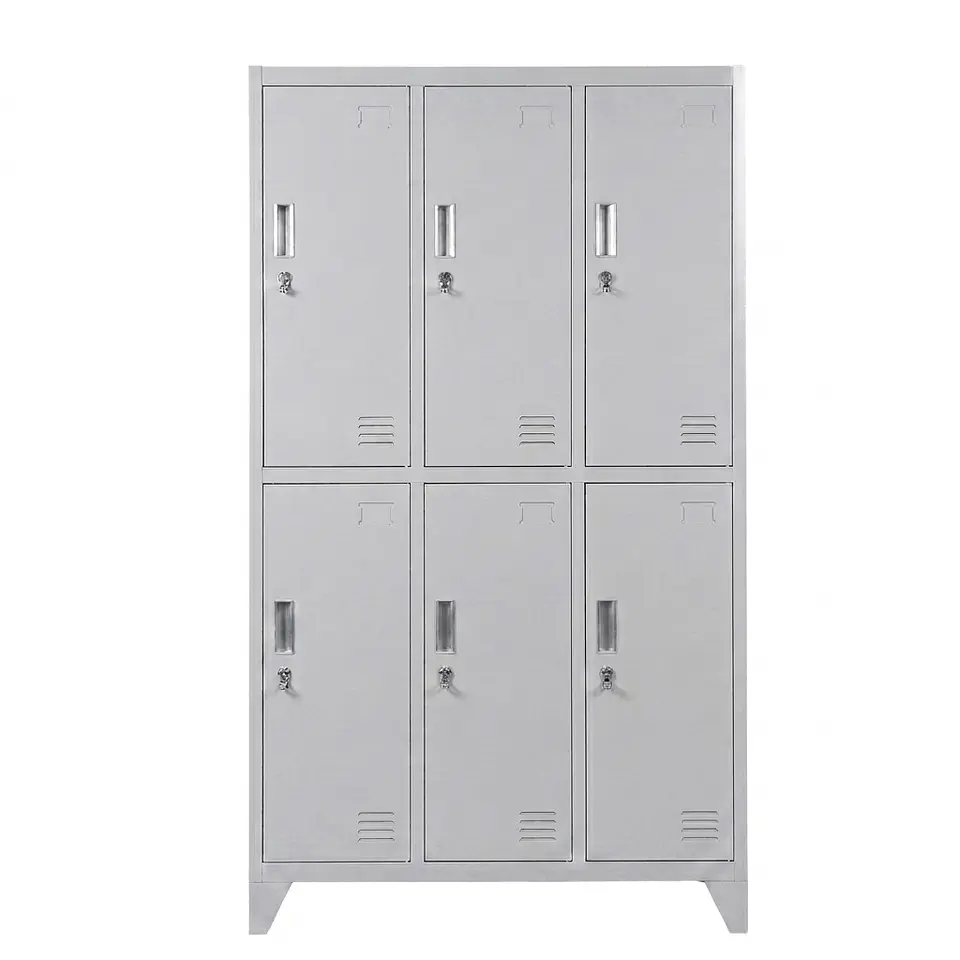 Locker Metálico 3 cuerpos 6 puertas 5