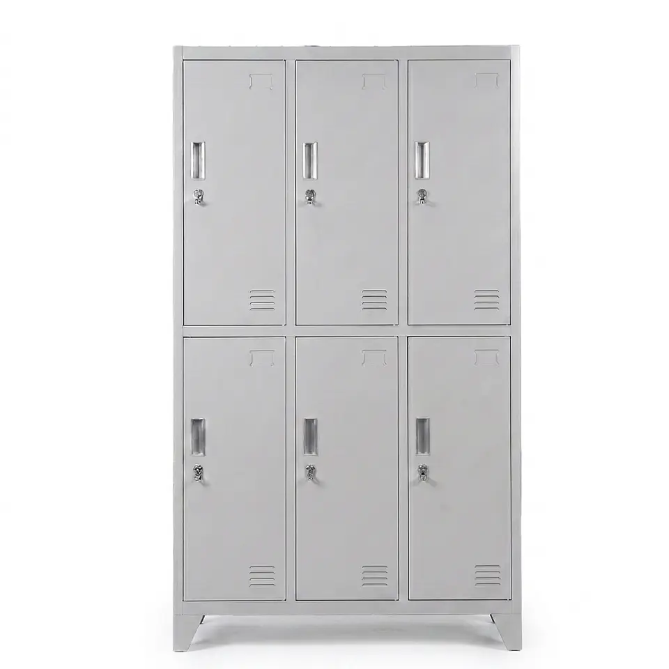 Locker Metálico 3 cuerpos 6 puertas 4