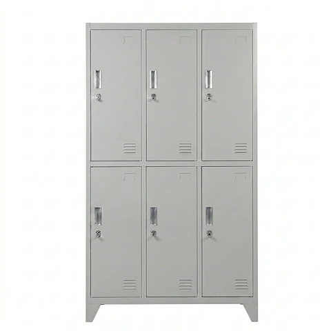Locker Metálico 3 cuerpos 6 puertas