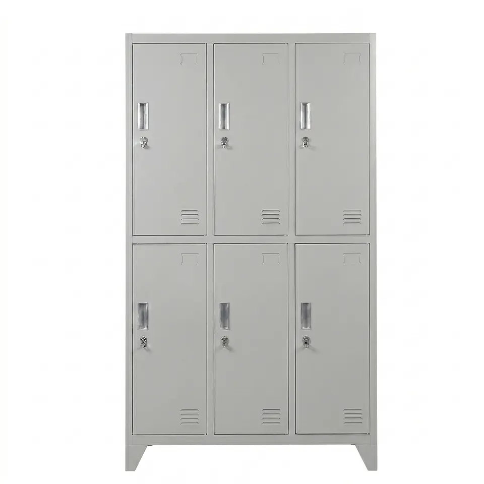 Locker Metálico 3 cuerpos 6 puertas 1