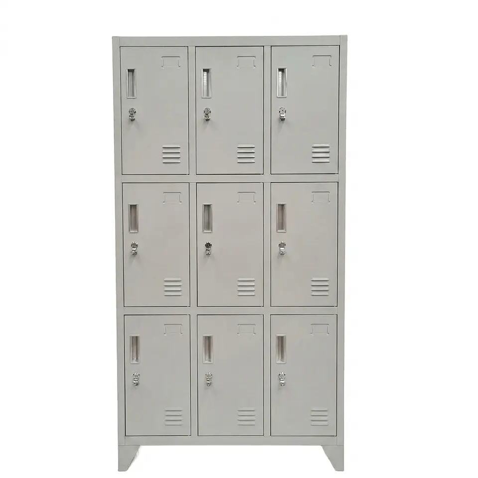 Locker Metálico 3 cuerpos 9 puertas 1