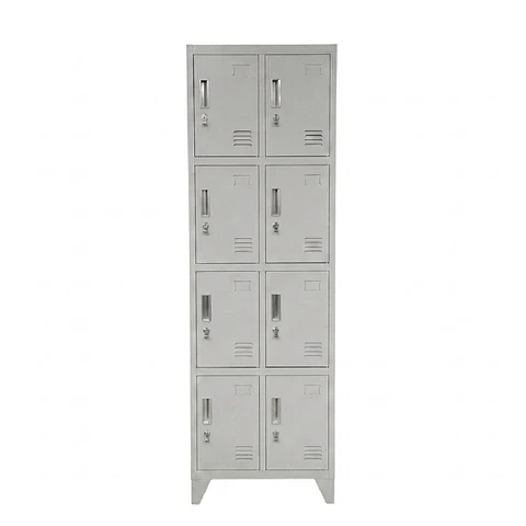 Locker Metálico 2 cuerpos 8 puertas