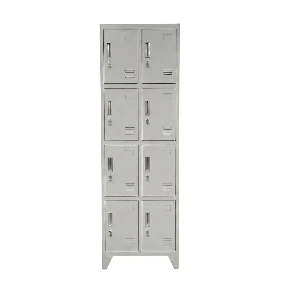 Locker Metálico 2 cuerpos 8 puertas 1