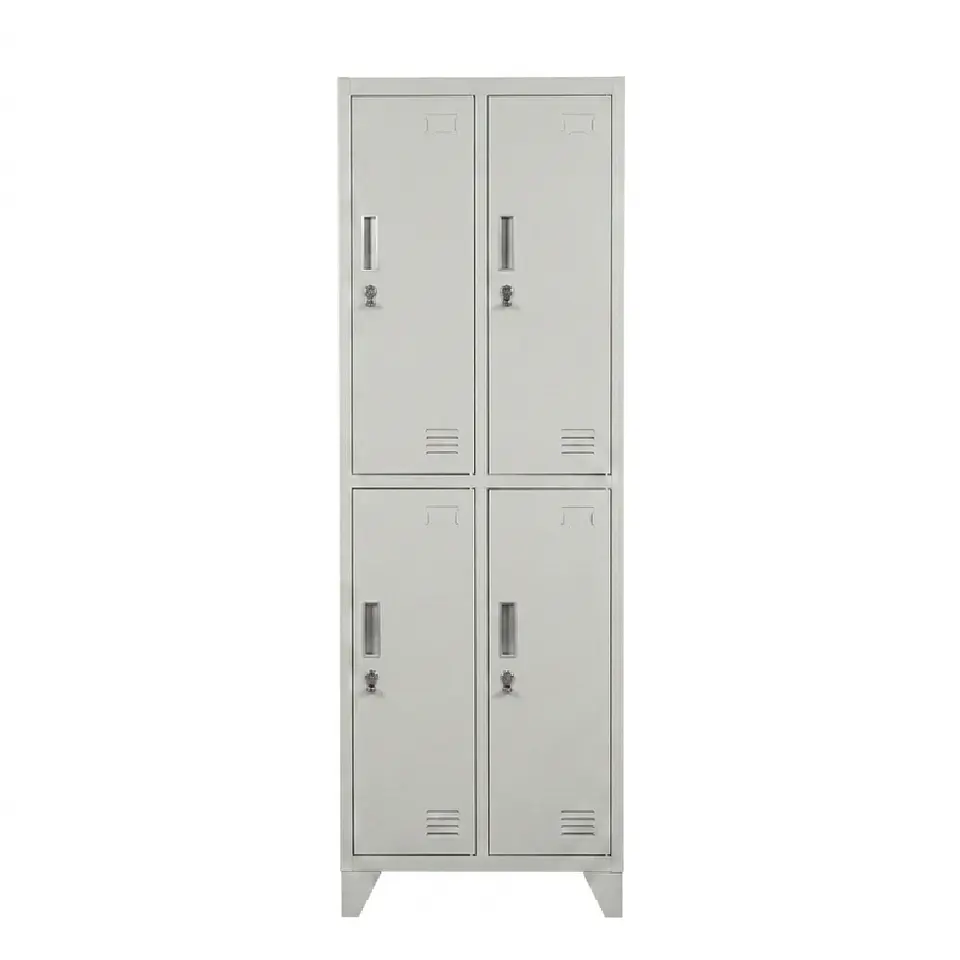 Locker Metálico 2 cuerpos 4 puertas 1