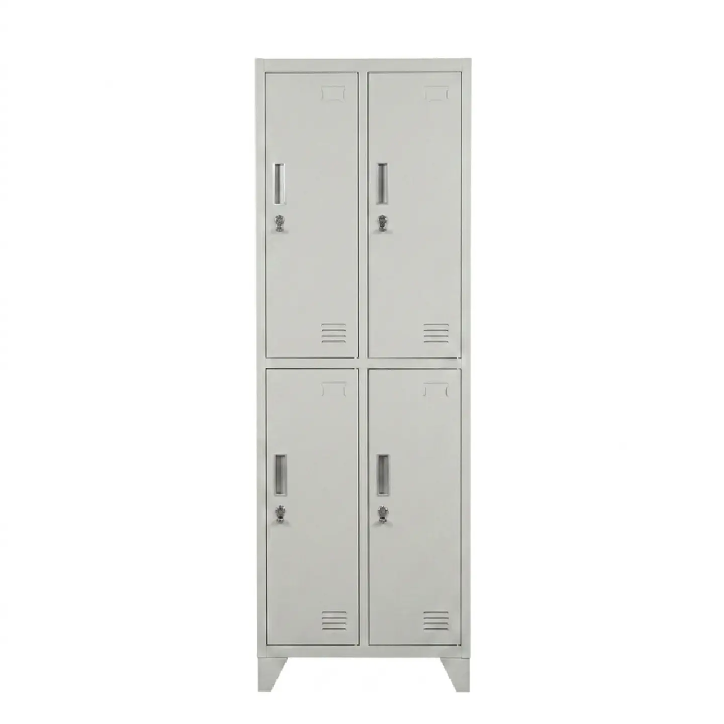 Locker Metálico 2 cuerpos 4 puertas 7