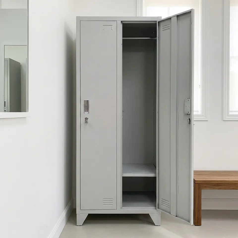 Locker Metálico 2 cuerpos 2 puertas 6