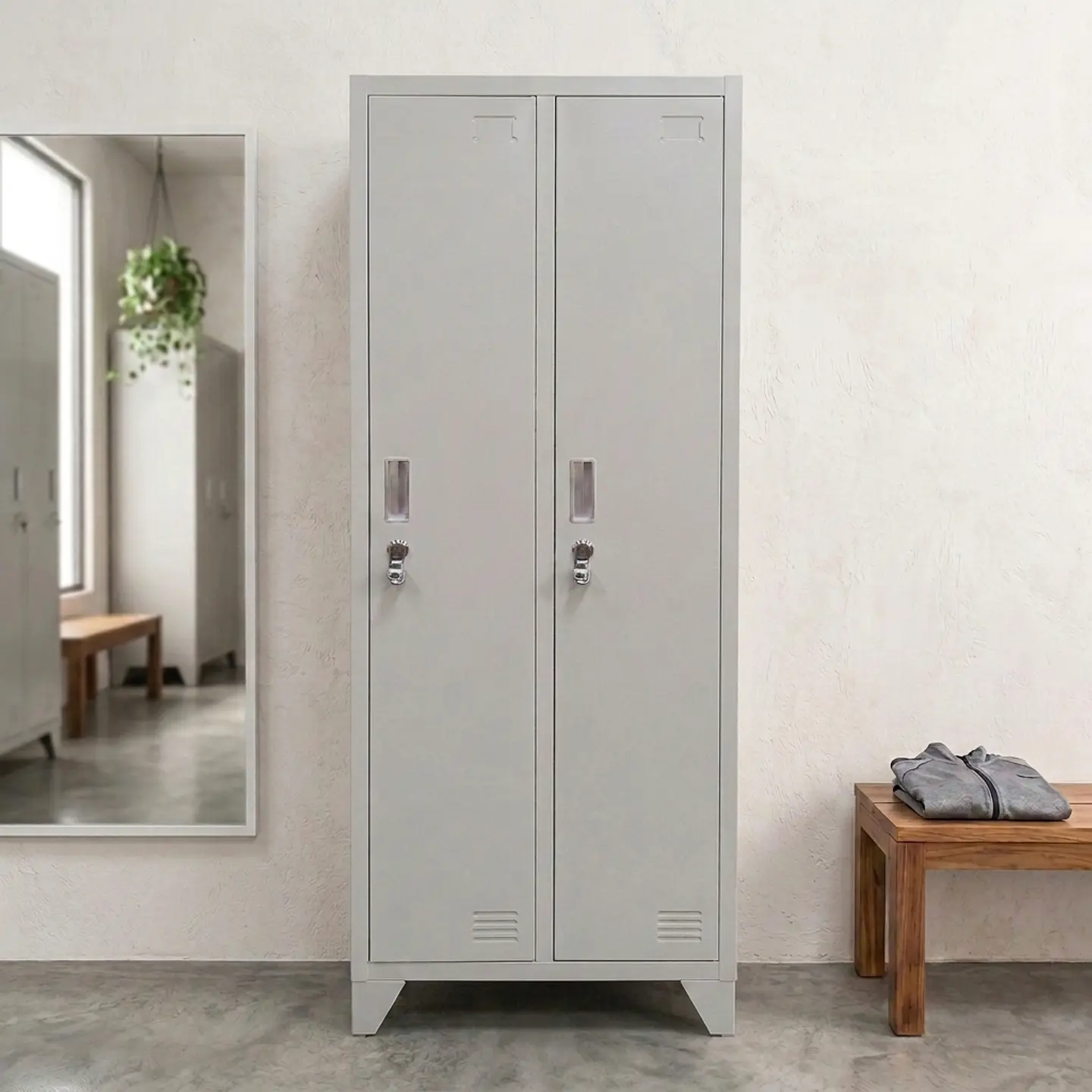 Locker Metálico 2 cuerpos 2 puertas 11