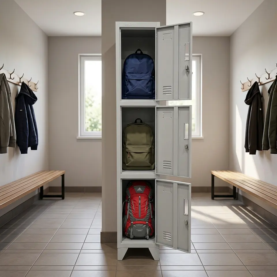 Locker Metálico 1 cuerpo 3 puerta 2