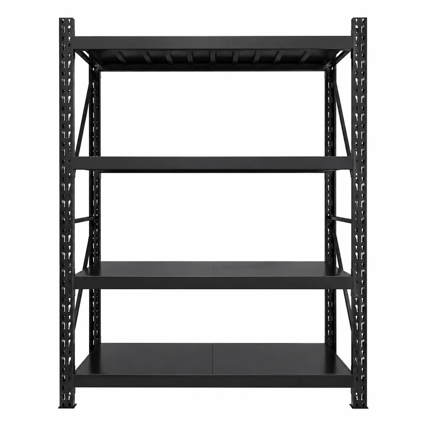 Rack Estante Metálico 200x50x200 - 600kg - Negro 1