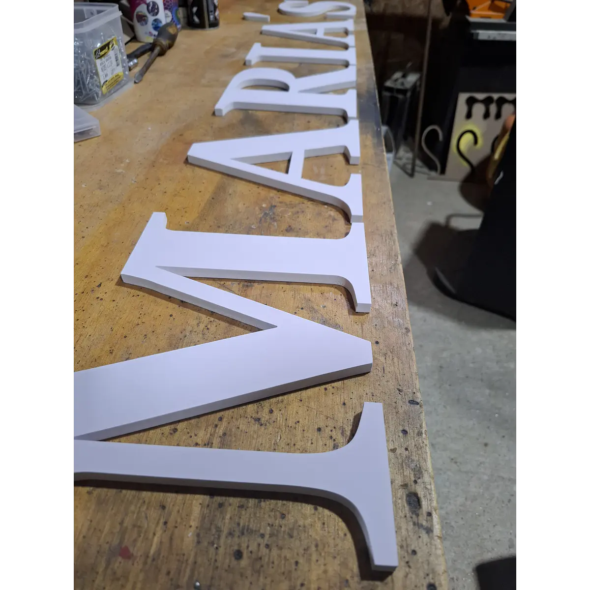 LETRAS DE PVC ESPUMADO
