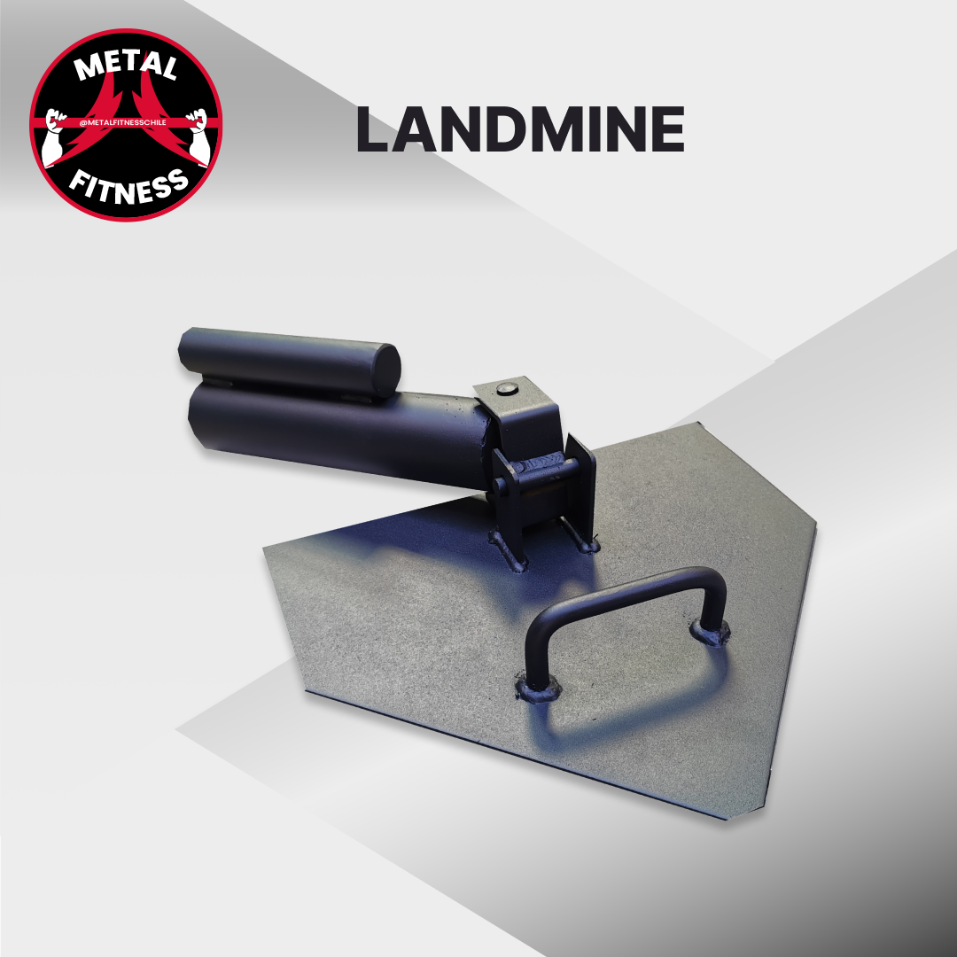 Landmine de Piso Esquinero Bifuncional | Compatible con Barra Olímpica y Pre-Olímpica